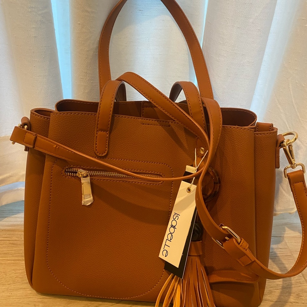Tan Shoulder/Cross Body Bag